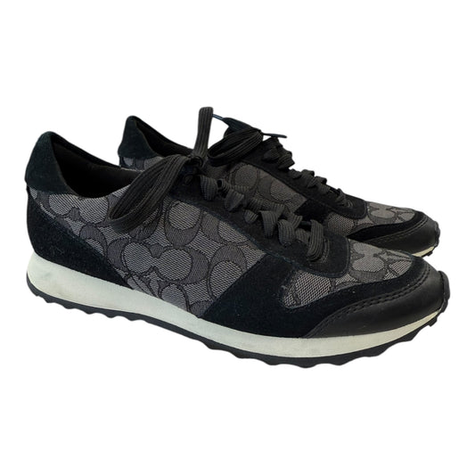 Shoes Designer By Coach In Black, Size:8.5
