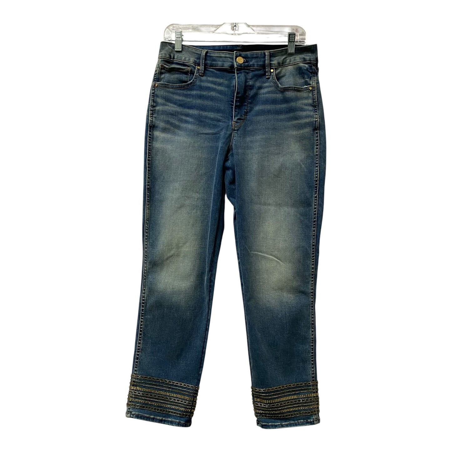 Jeans Cropped By White House Black Market In Blue, Size:8