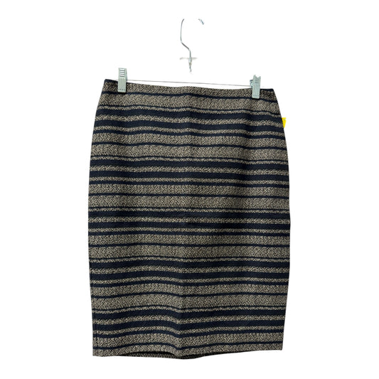 Skirt Mini & Short By Loft In Black & Tan, Size:4