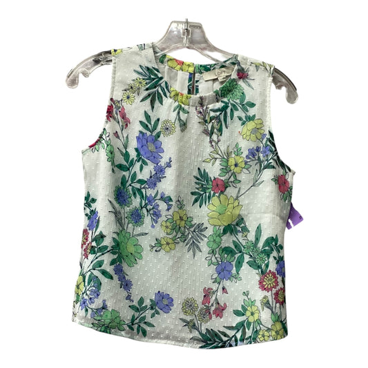 Top Sleeveless By Loft In White, Size:Xs