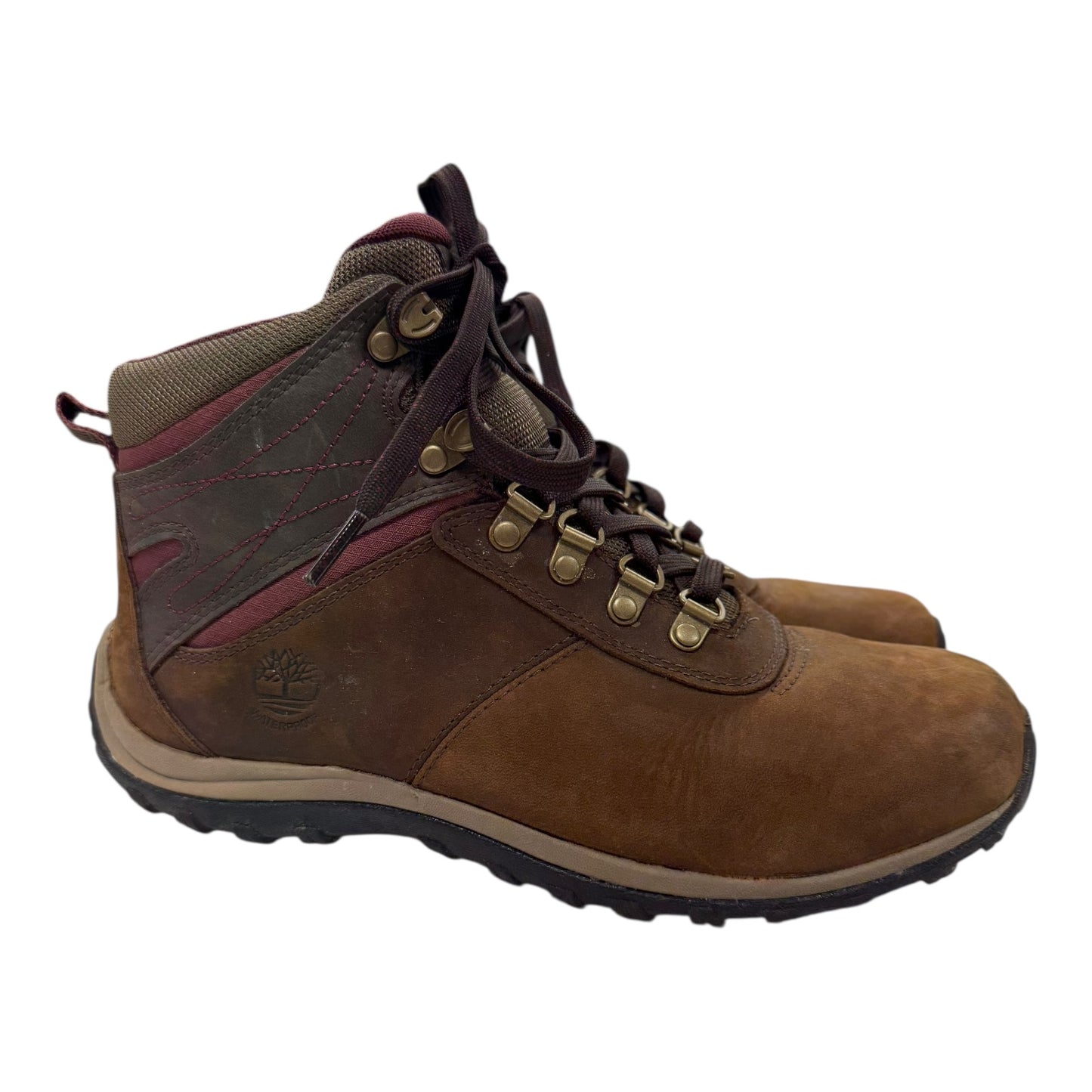 Boots Ankle Flats By Timberland In Brown, Size:8