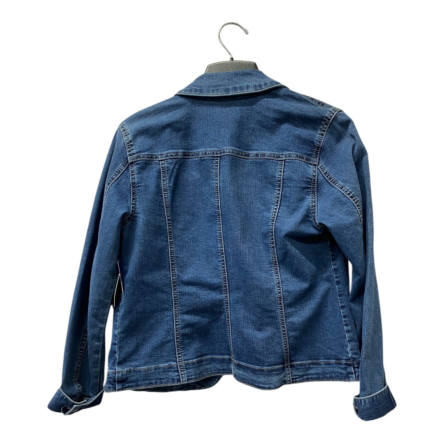 Jacket Denim By Charter Club In Blue, Size:M