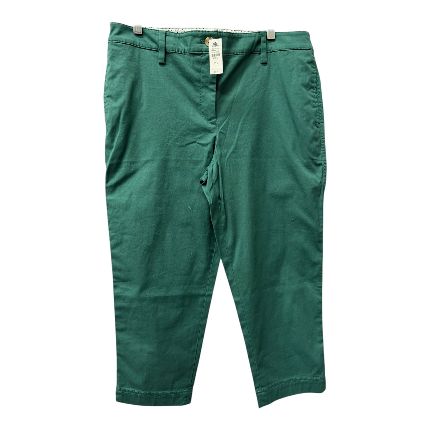 Pants Cropped By Talbots In Green, Size:12P