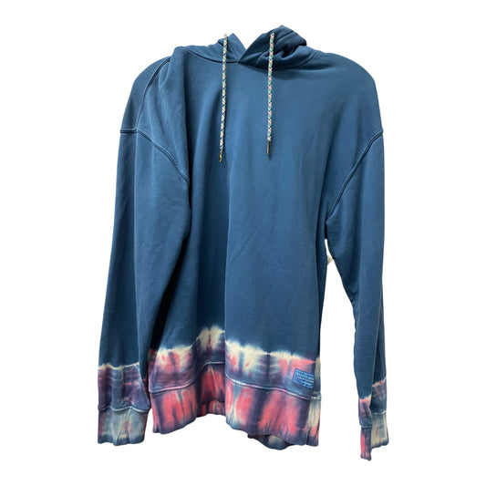 Sweatshirt Hoodie By Scotch & Soda In Blue, Size:M
