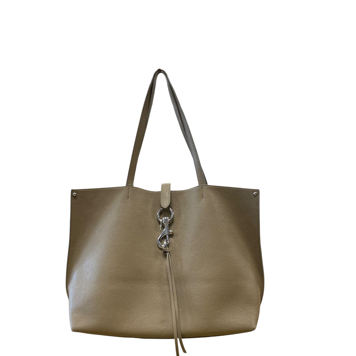 Tote Designer By Rebecca Minkoff In Tan, Size:Large