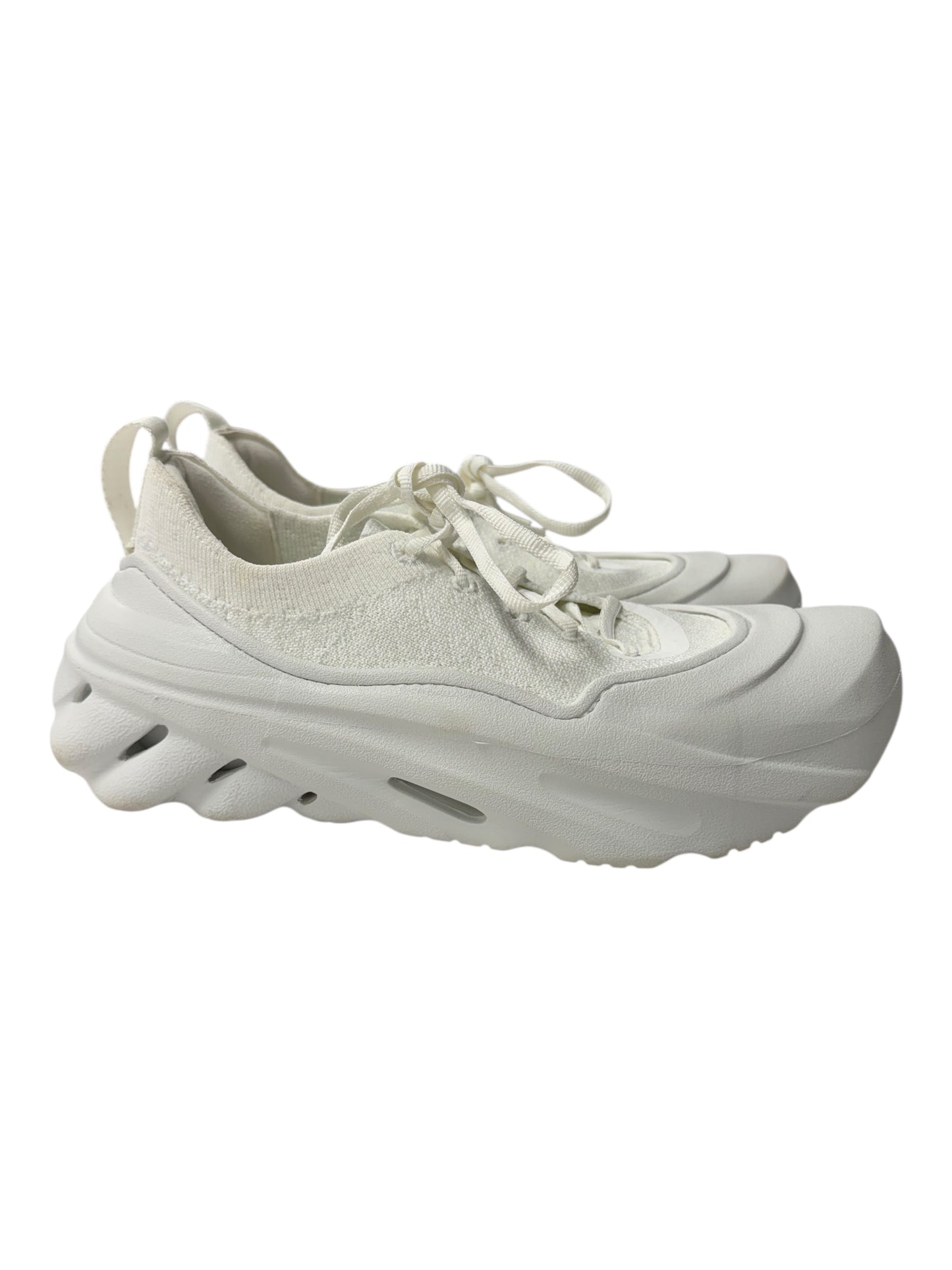 Shoes Athletic By Crocs In White, Size:9