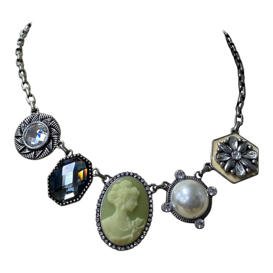 NECKLACE OTHER by LIA SOPHIA in GREEN & SILVER