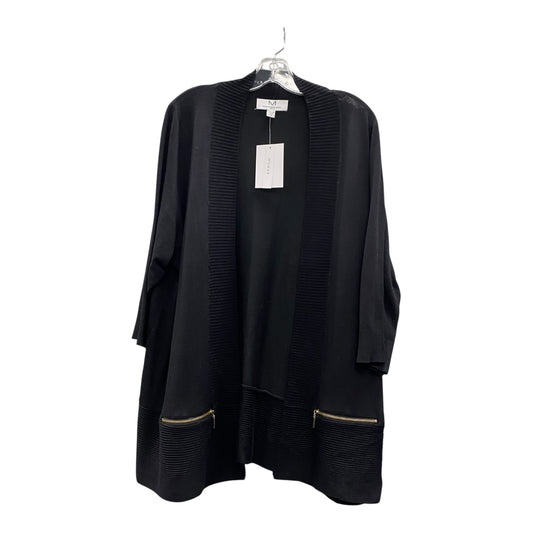 Sweater Cardigan By M Magaschoni In Black, Size:3X