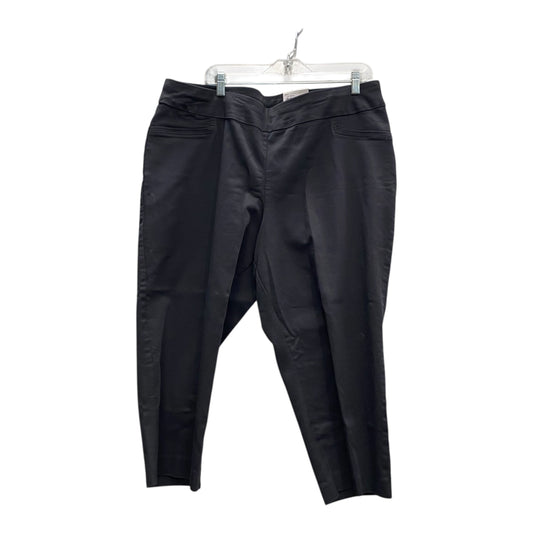 Capris By Croft And Barrow In Black, Size:18