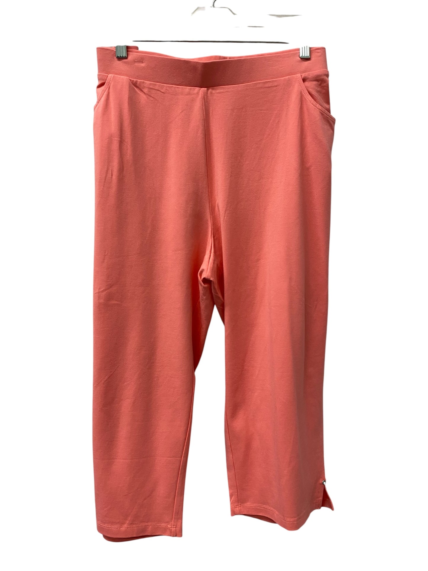 Capris By Chicos In Pink, Size:16