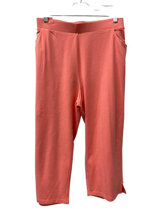 Capris By Chicos In Pink, Size:16