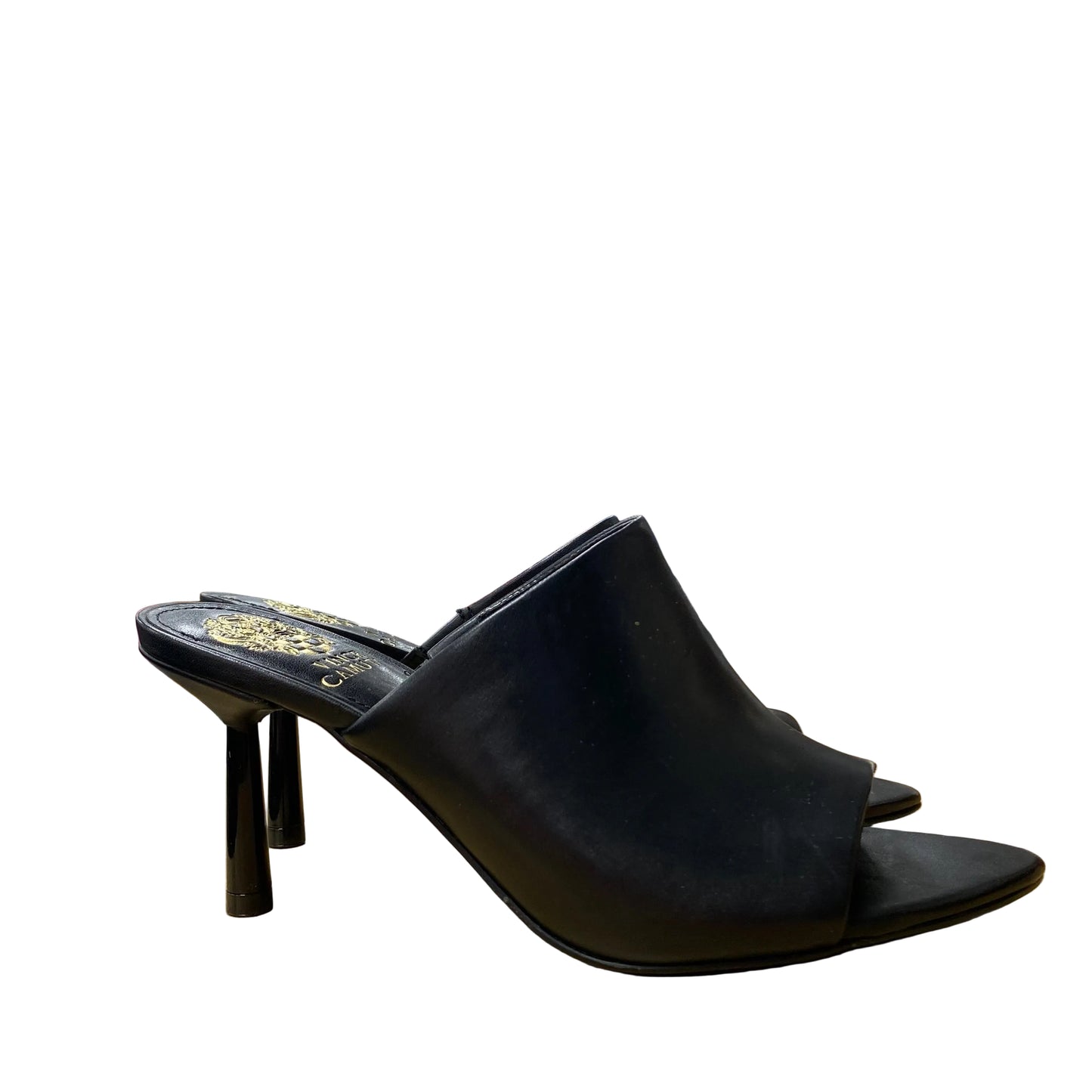 Sandals Heels Stiletto By Vince Camuto In Black, Size:8