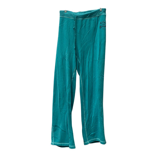 Athletic Pants By Life Is Good In Teal, Size:1X