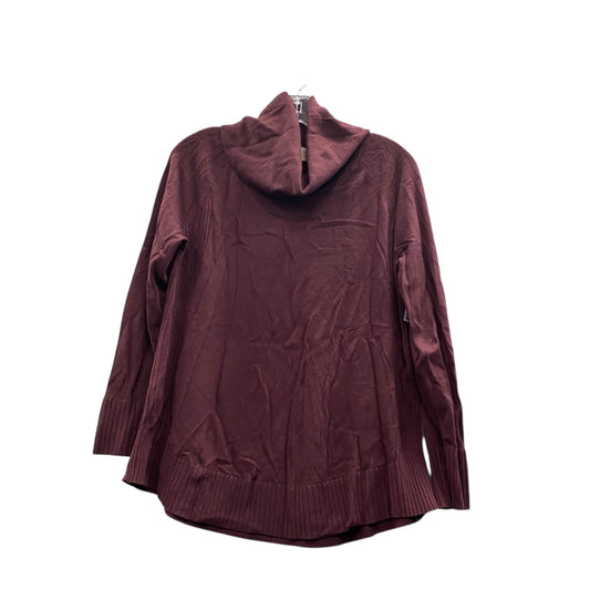 Sweater By Loft In Maroon, Size:L