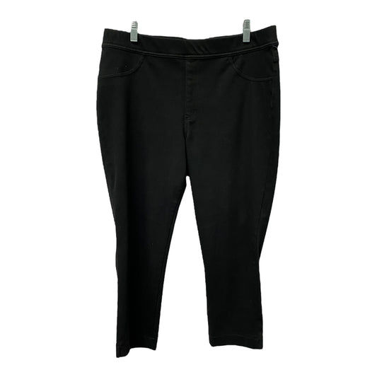 Pants Cropped By Time And Tru In Black, Size:16