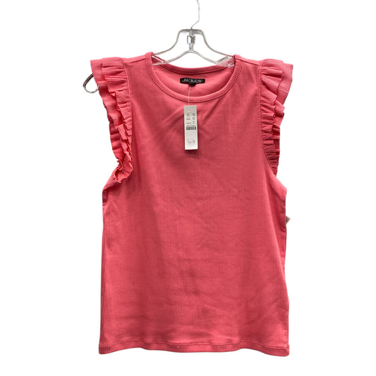 Top Sleeveless By J. Crew In Pink, Size:M