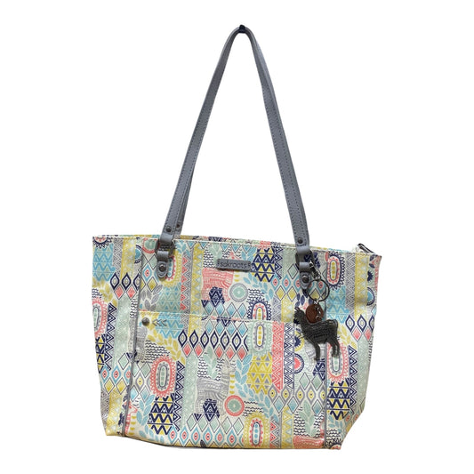 Handbag By Sakroots In Grey, Size:Medium