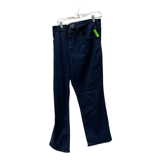 Jeans Straight By Not Your Daughters Jeans In Blue tall, Size:18