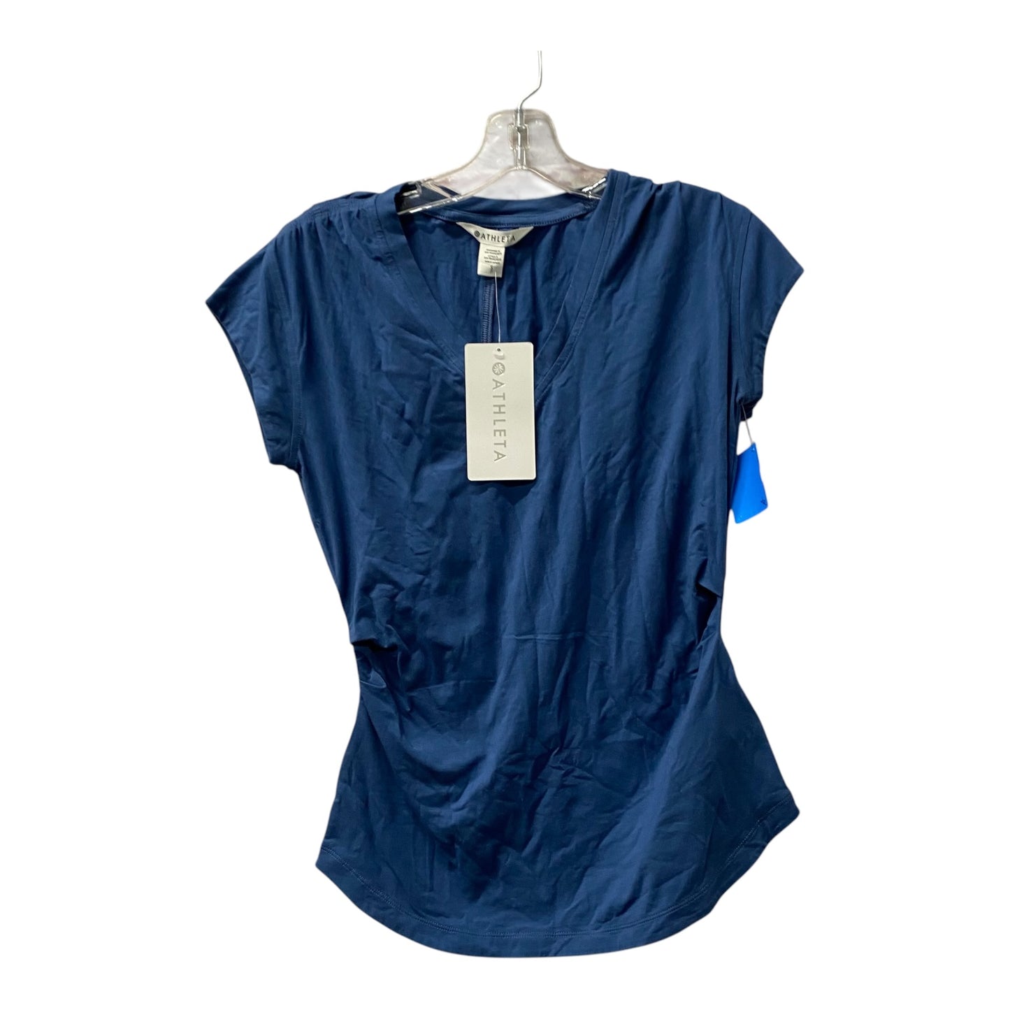 Athletic Top Ss By Athleta In Blue, Size:S