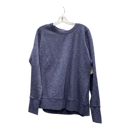 Athletic Sweatshirt Crewneck By Tek Gear In Blue, Size:1X