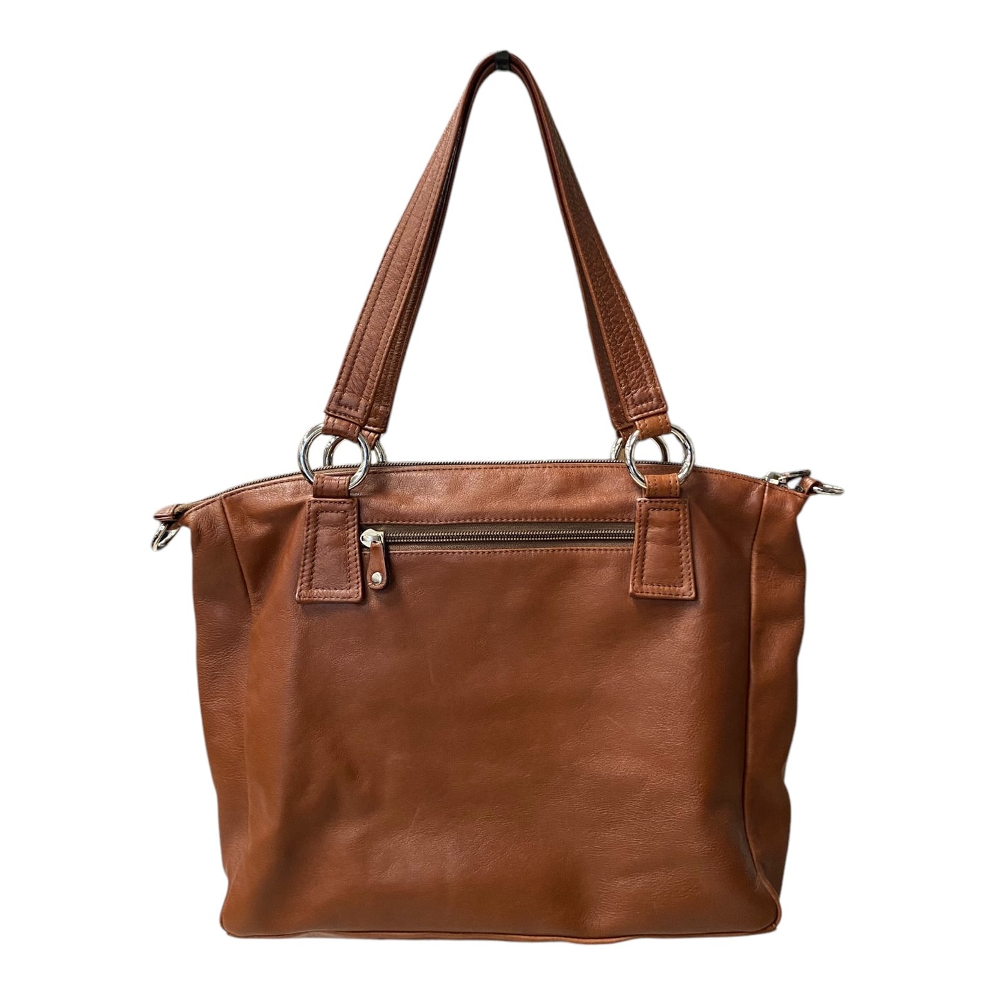 Handbag Leather By osgoode Marley In Brown, Size:Medium