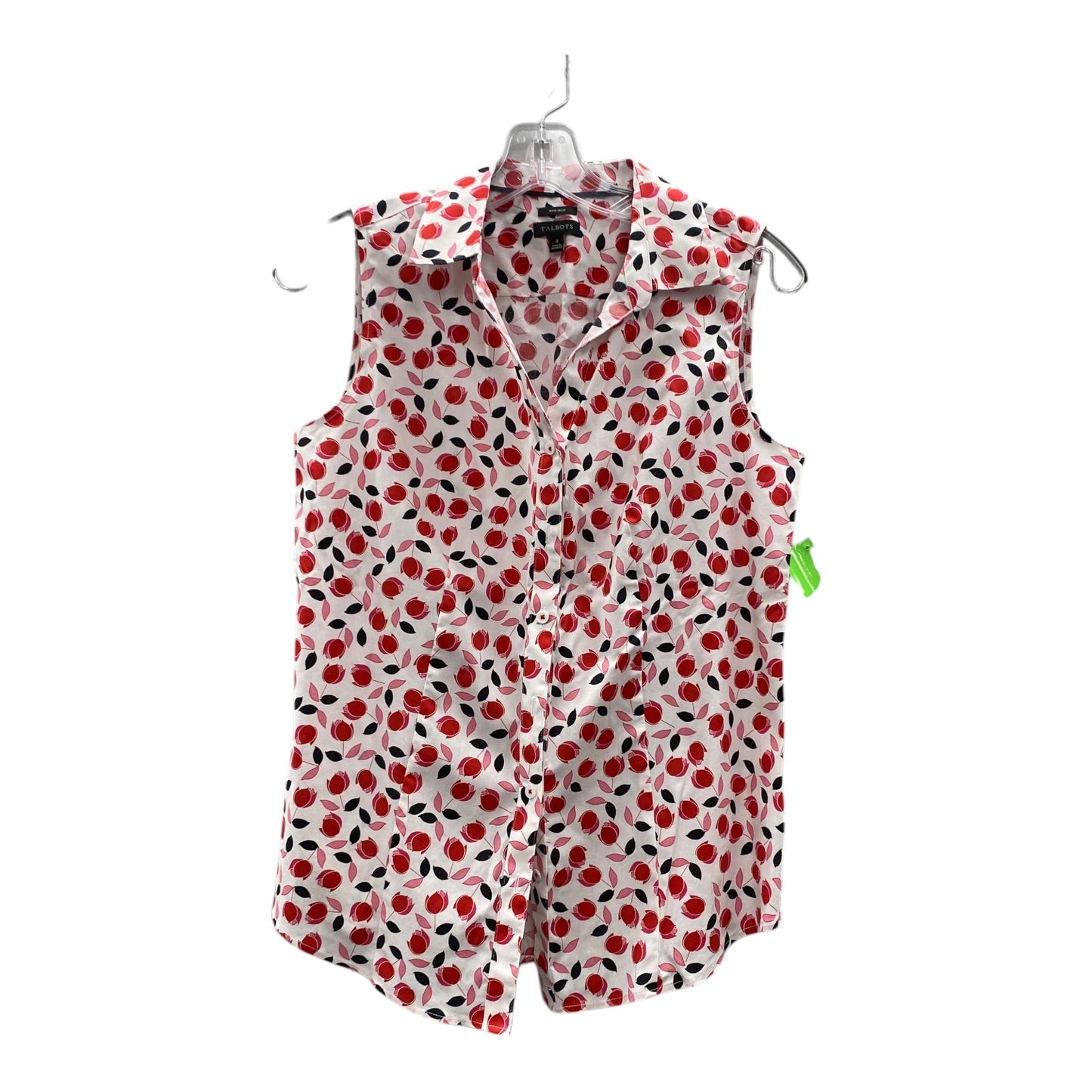 Top Sleeveless By Talbots In Red, Size:S