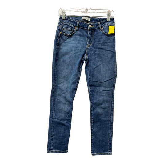 Jeans Skinny By Loft In Blue Denim, Size:0