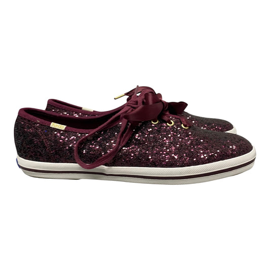 Shoes Sneakers By Keds In Maroon, Size:9