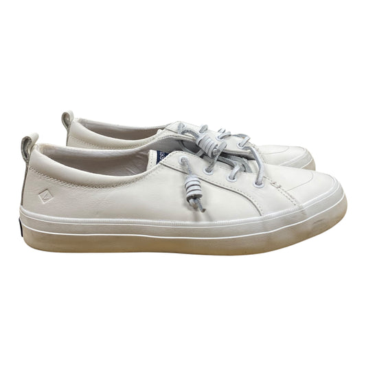 Shoes Sneakers By Sperry In White, Size:8.5