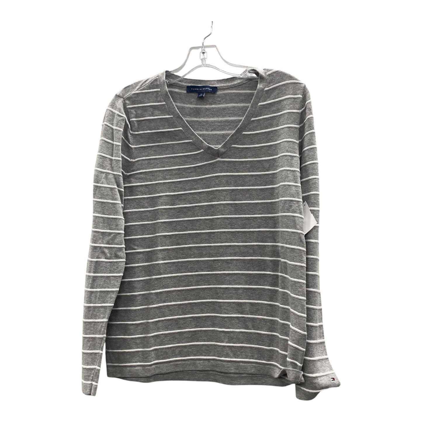 Top Ls By Tommy Hilfiger In Grey, Size:M