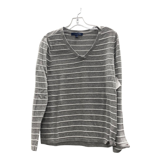 Top Ls By Tommy Hilfiger In Grey, Size:M