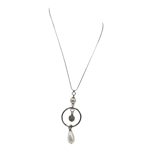Necklace Statement  In Silver