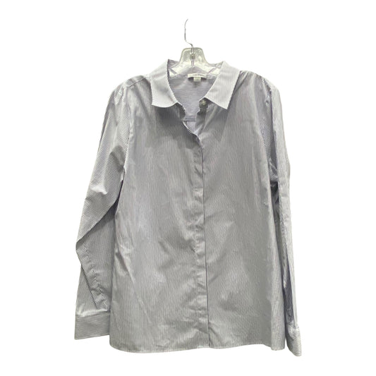 Top Ls By Calvin Klein In Blue, Size:L