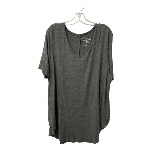 Top Ss Basic By Torrid In Grey, Size:3X