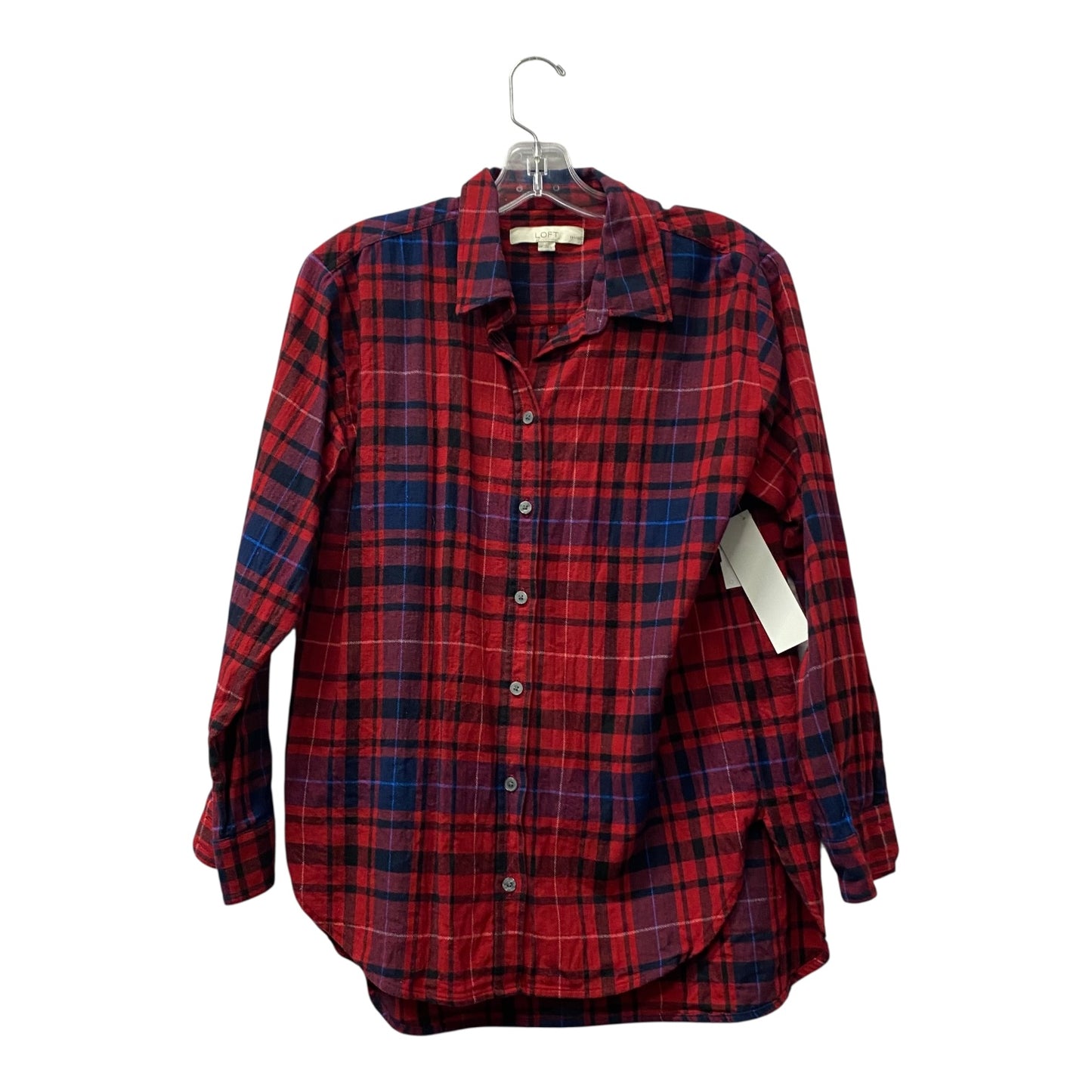 Top Ls By Loft In Red, Size:Mp