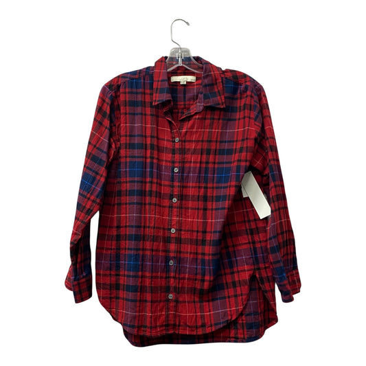 Top Ls By Loft In Red, Size:Mp