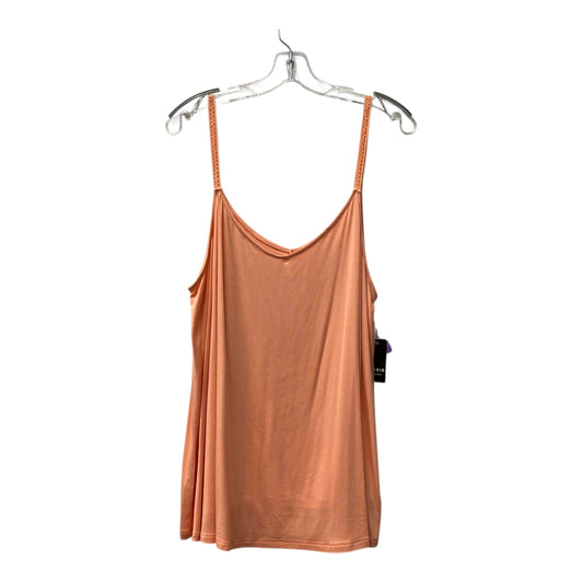 Top Sleeveless By Torrid In Orange, Size:1X
