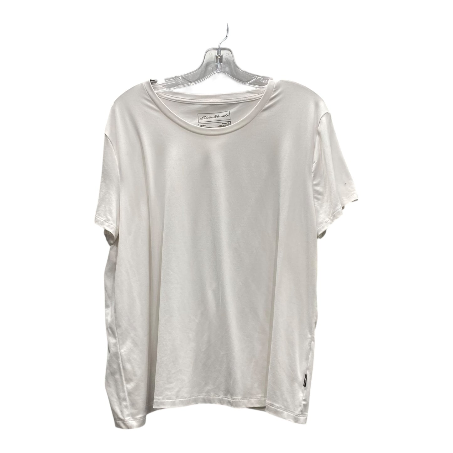 Top Ss By Eddie Bauer In White, Size:Xl