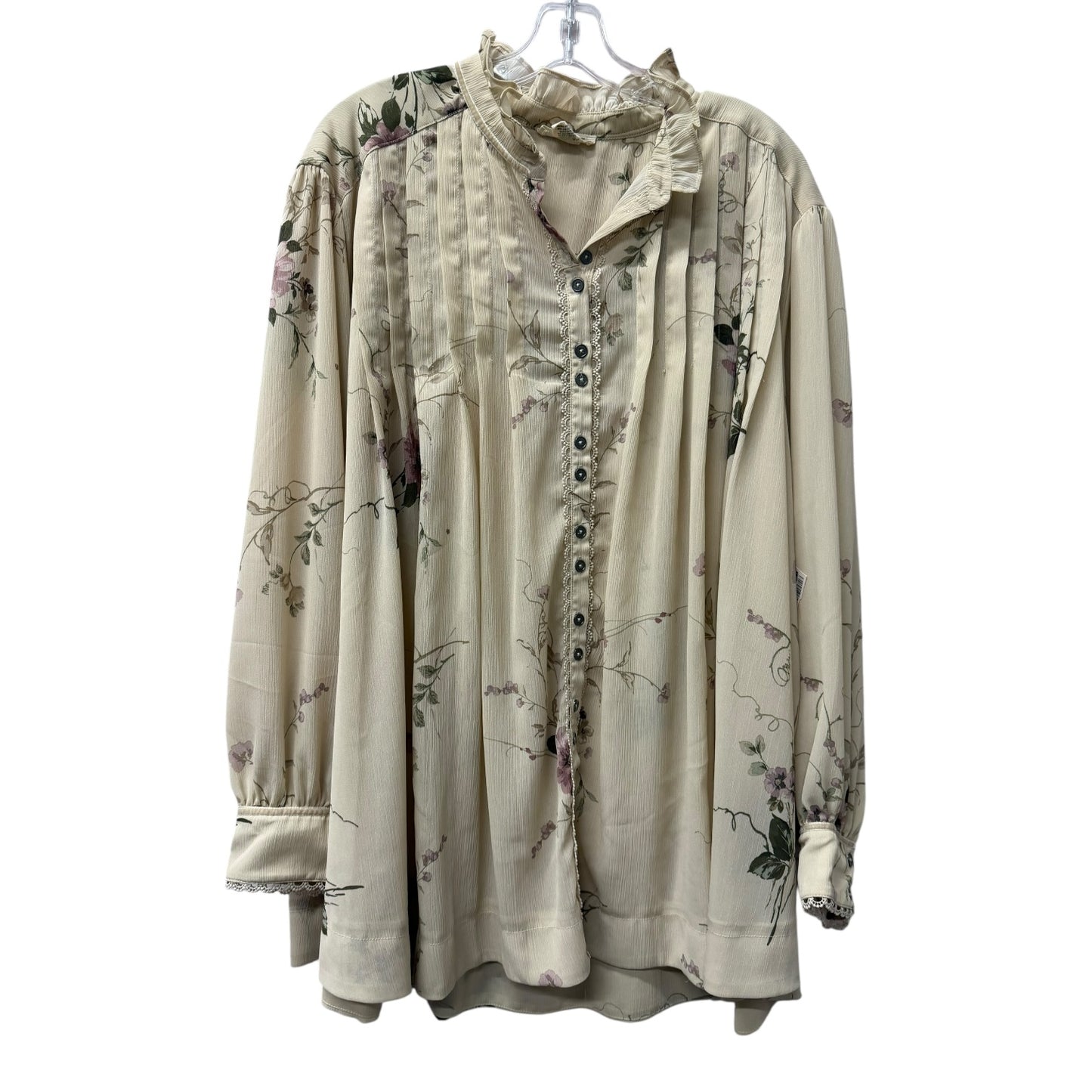 Top Ls By Festi In Tan, Size:3X