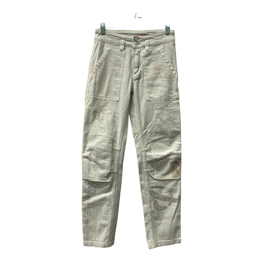 Jeans Straight By Pilcro In Beige, Size:2