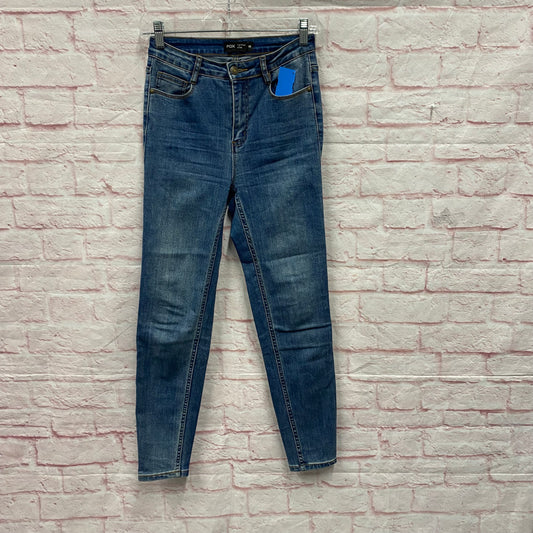 Jeans Skinny By Fox In Blue Denim, Size:S