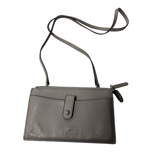 Crossbody Designer By Kate Spade In Grey, Size:Medium