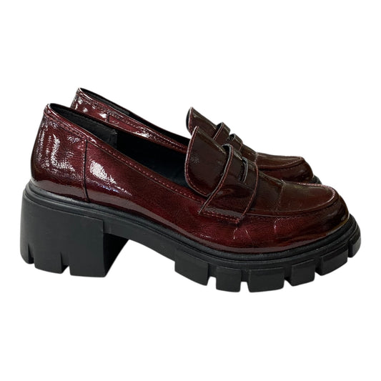 Shoes Heels Block By Crown Vintage In Red, Size:7.5