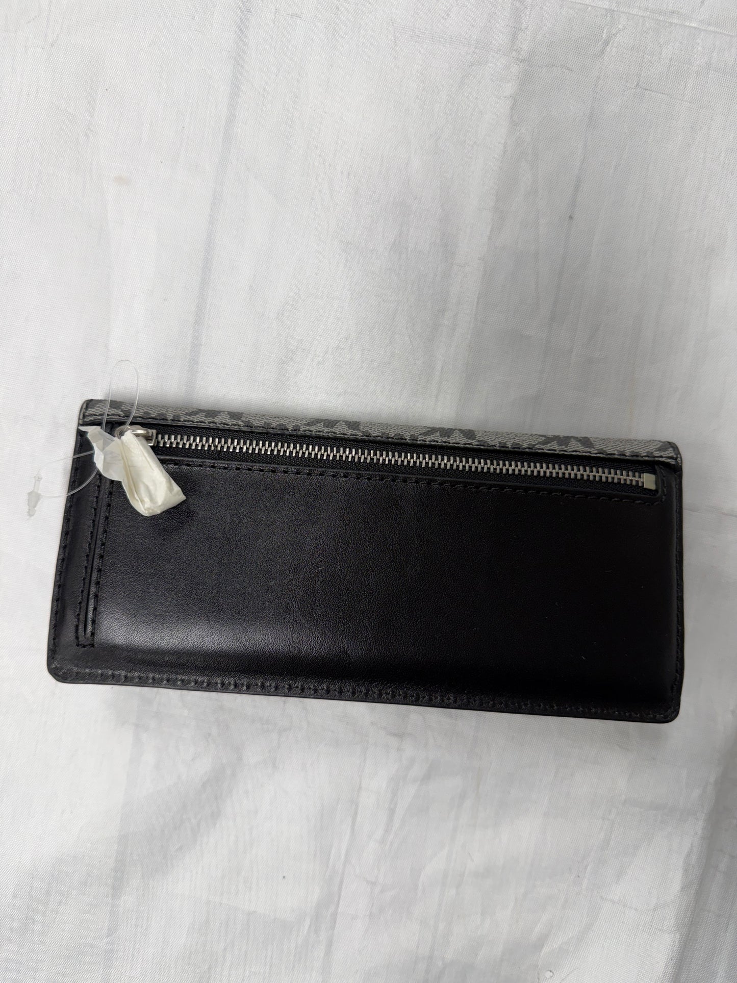 Wallet Designer By Michael Kors In Black & Grey, Size:Medium