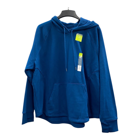 Athletic Sweatshirt Hoodie By Tek Gear In Blue, Size:2X