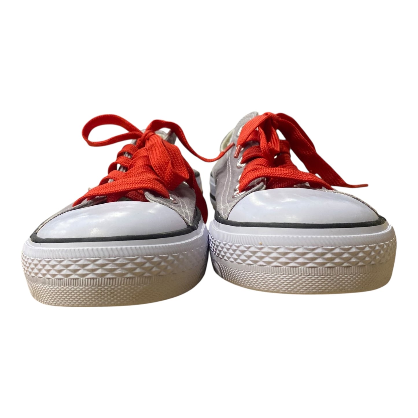 Shoes Athletic By Mengsi In Grey & Red, Size:9