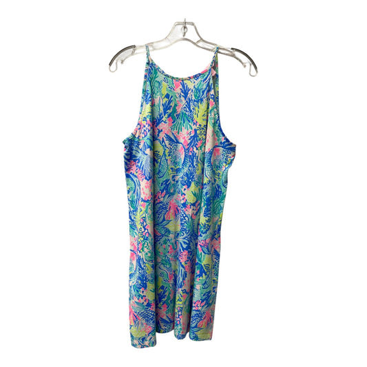 Dress Designer By Lilly Pulitzer In Blue & Pink, Size:M