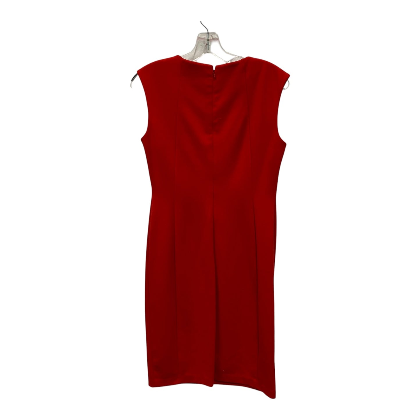 Dress Work By Calvin Klein In Red, Size:M