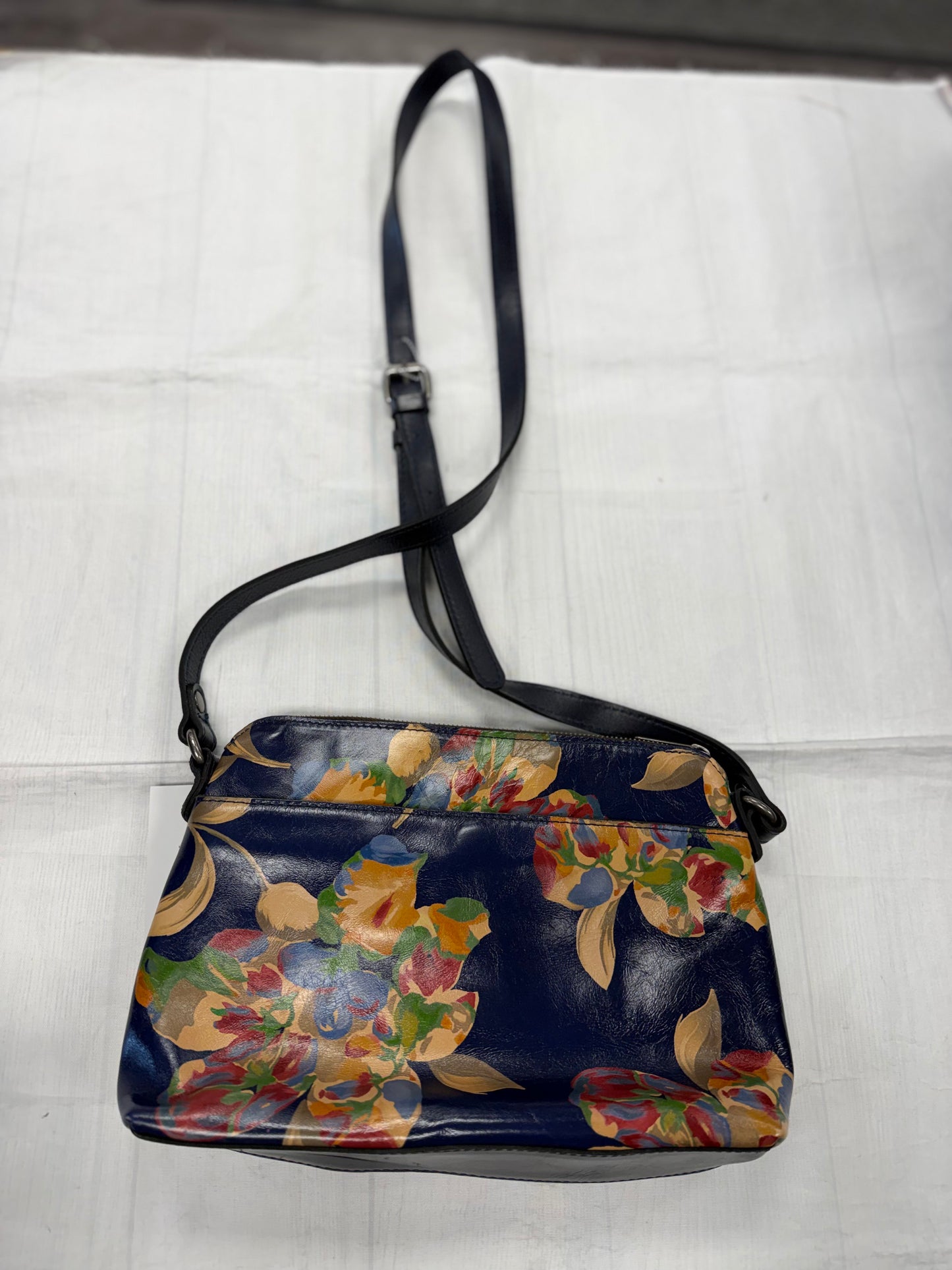 Crossbody Designer By Patricia Nash In Blue, Size:Medium