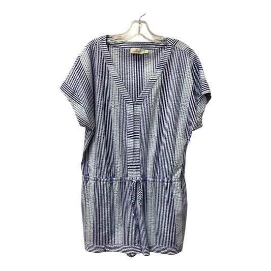 Romper By Vineyard Vines In Blue & White, Size:L